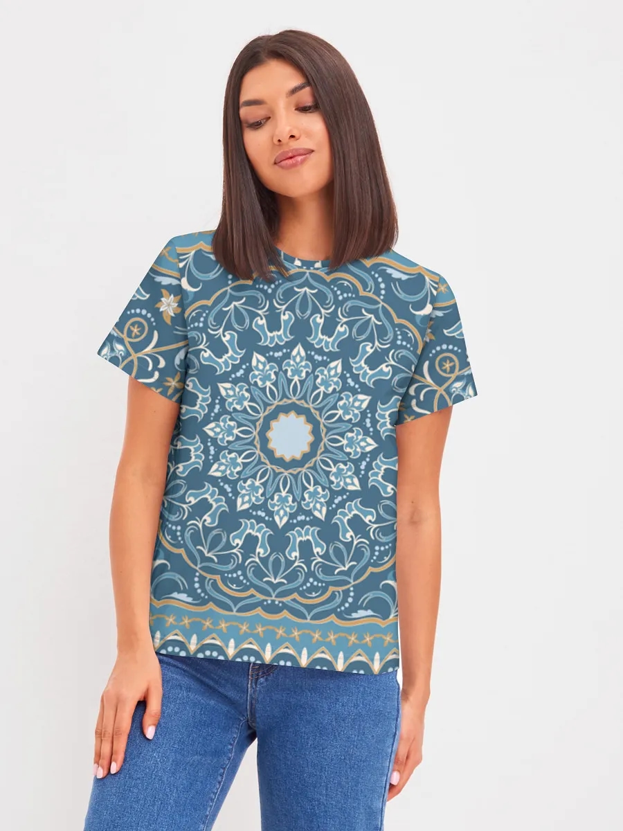 Blue Arabesque Rug Ornament