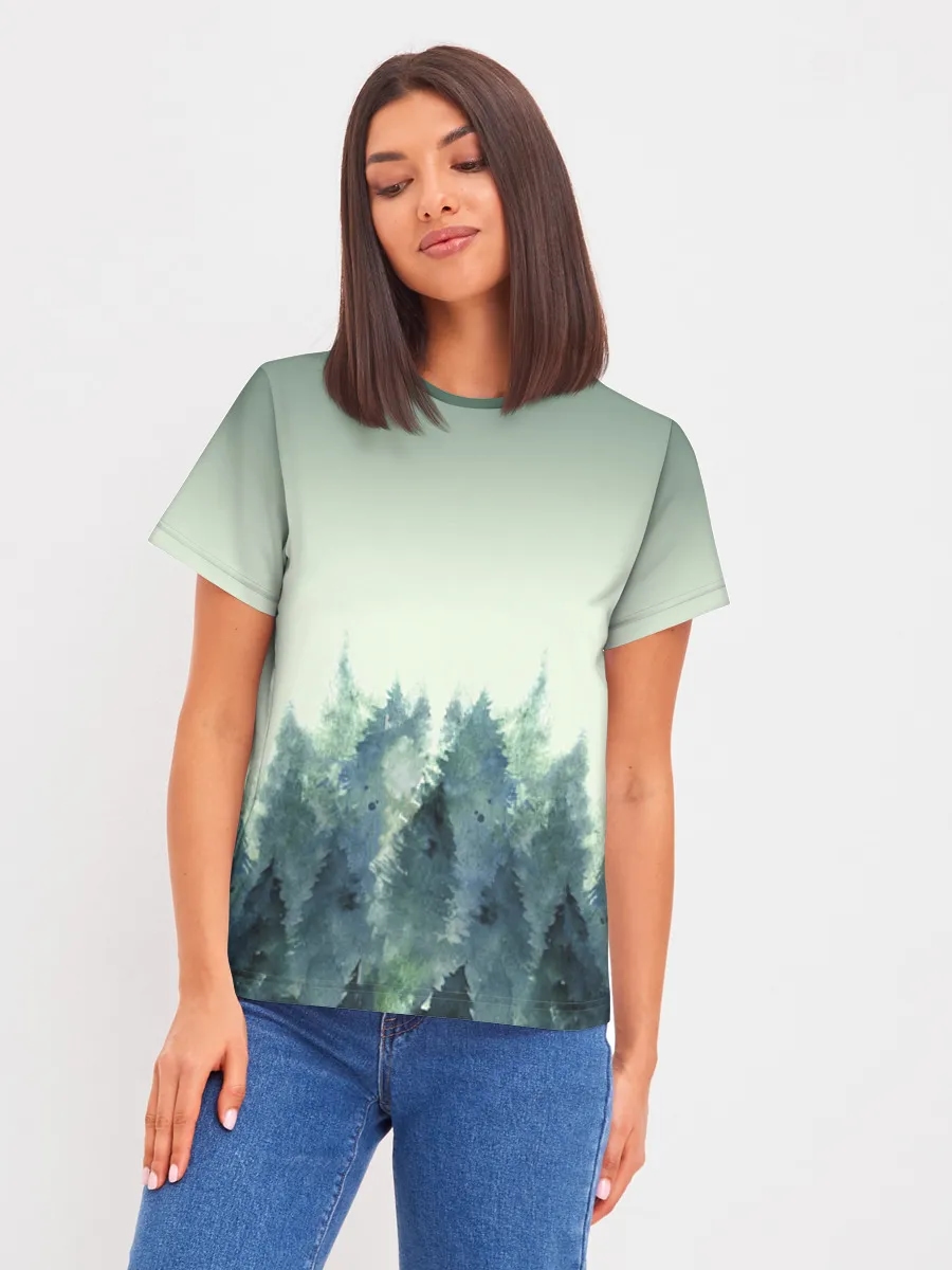 Enchanted Watercolor Forest