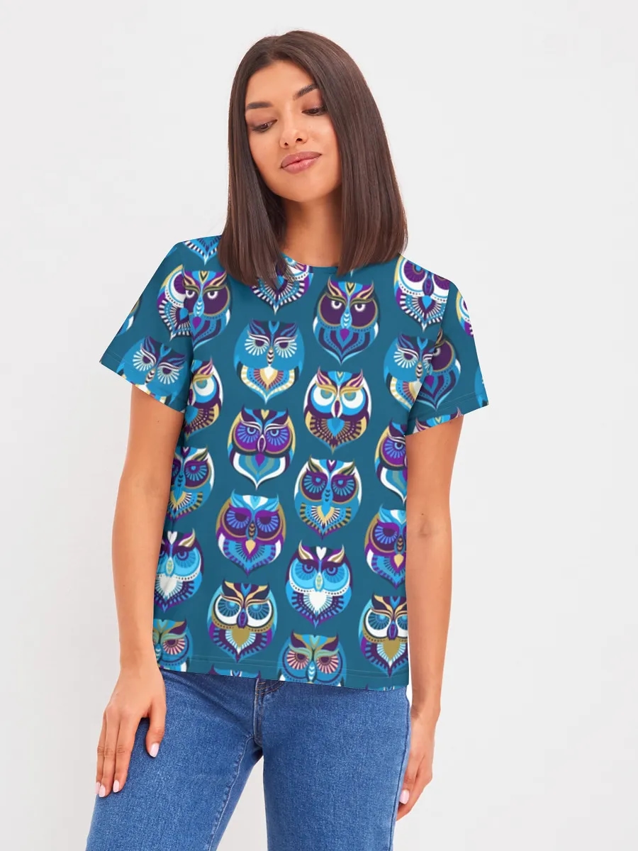 Colorful Geometric Owls