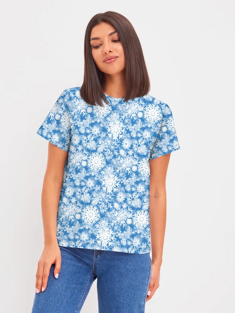 Winter Snowflake Print