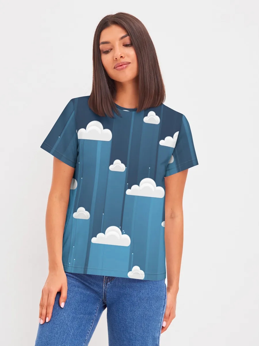 Falling Clouds Night Sky