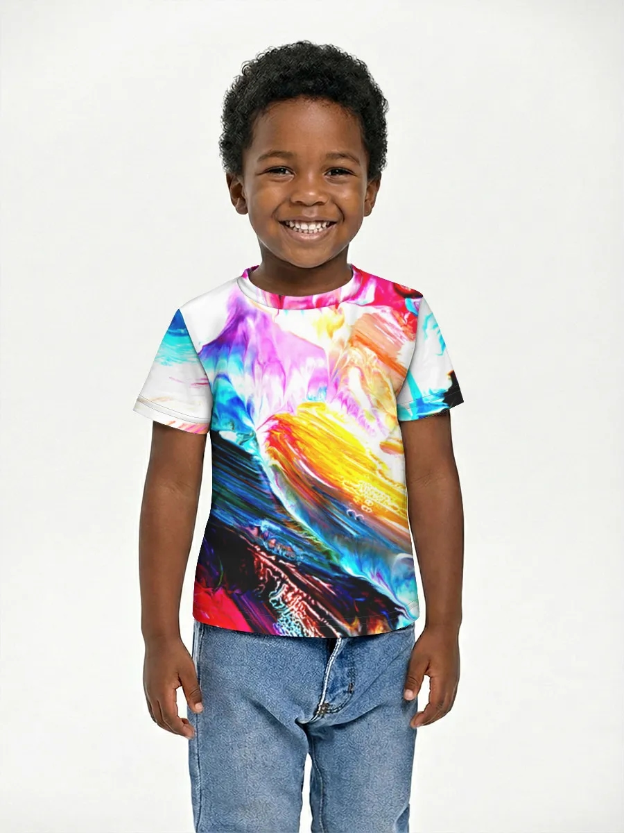 Vibrant Fluid Color Splash