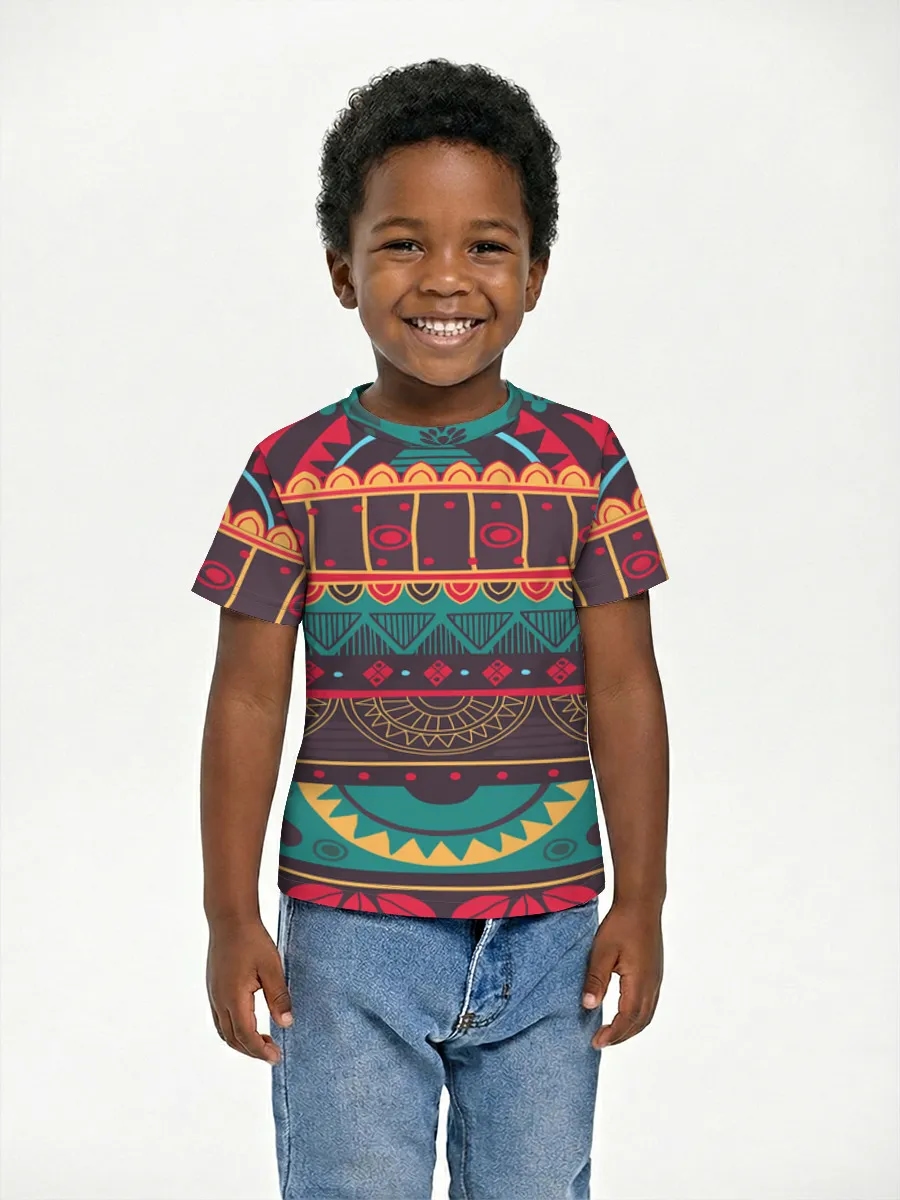 Boho Tribal Geometric Stripes