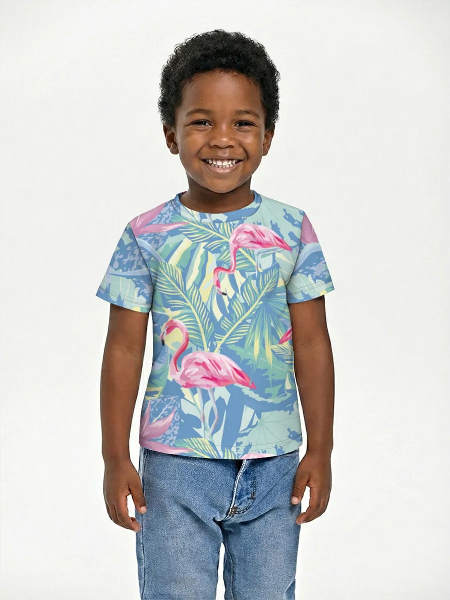 Tropical Flamingo Jungle