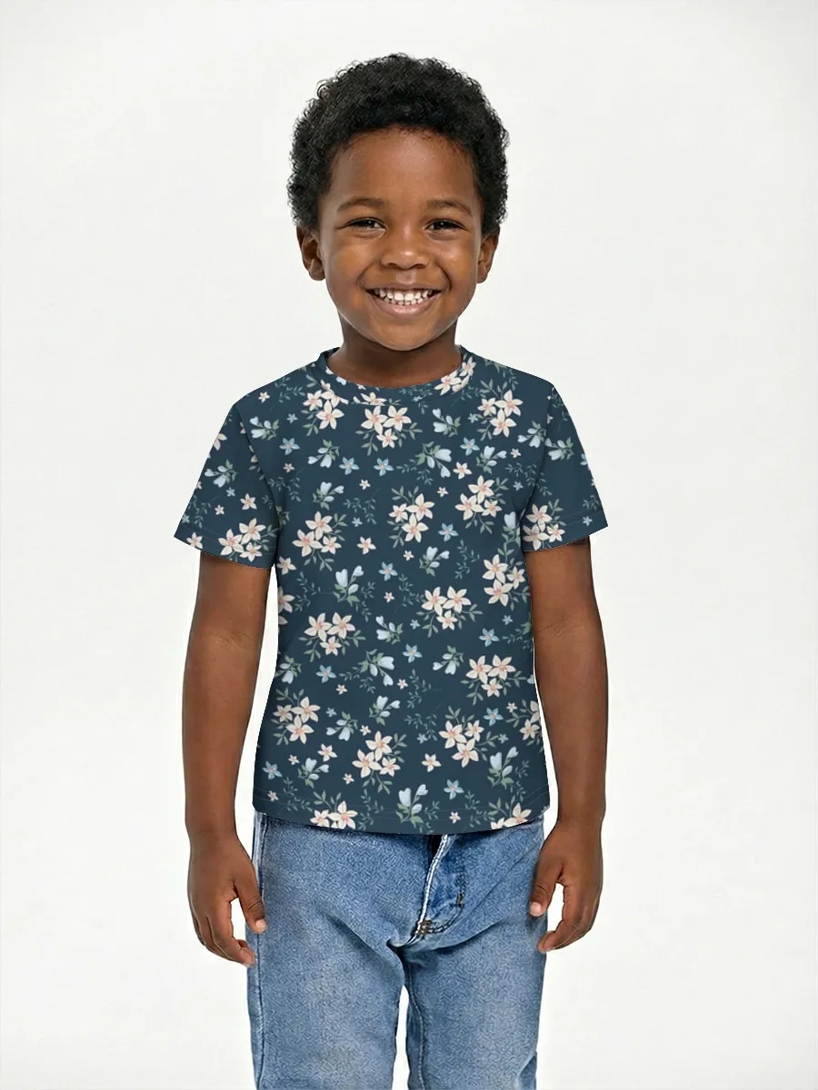Navy Ditsy Floral Blossoms