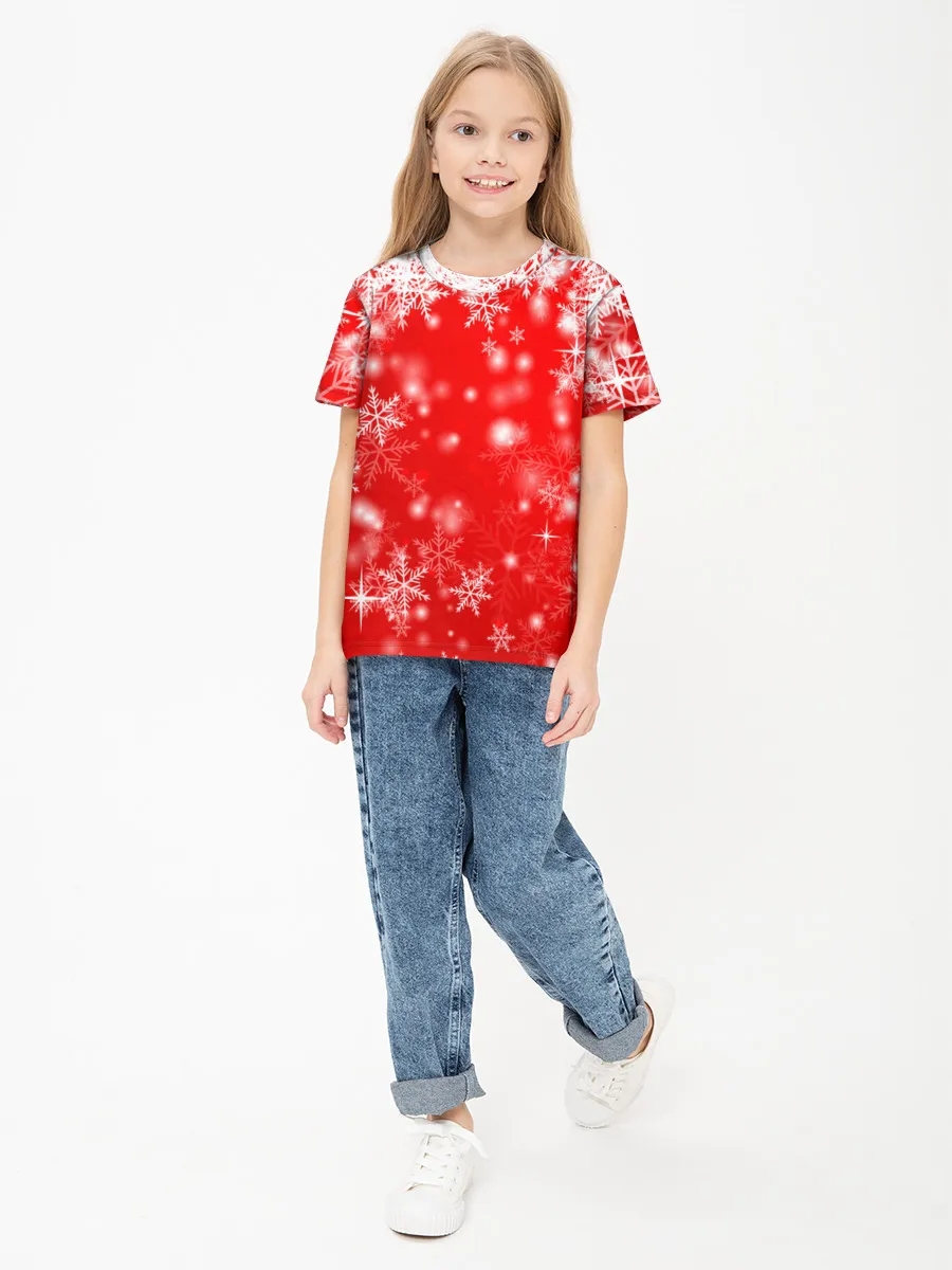 Red Snowflake Glow