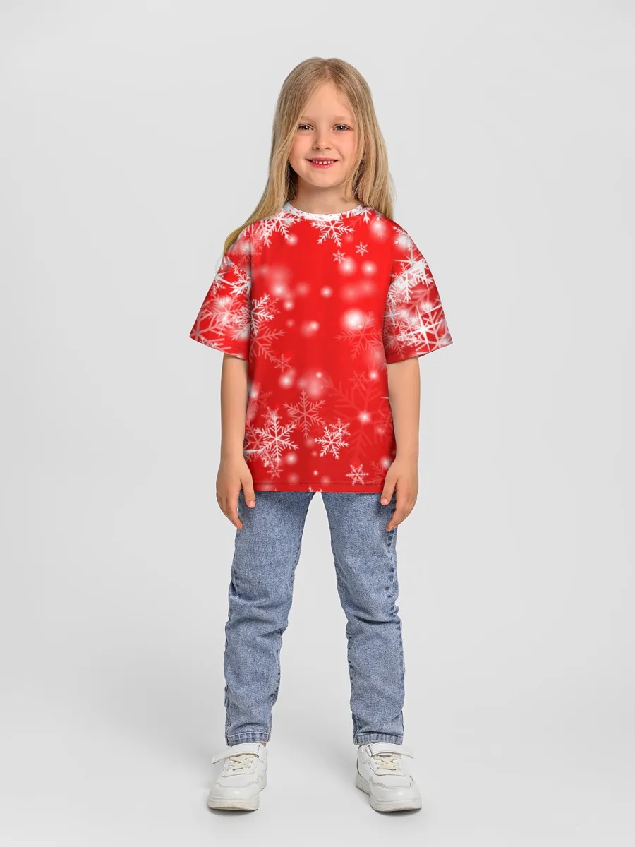 Red Snowflake Glow