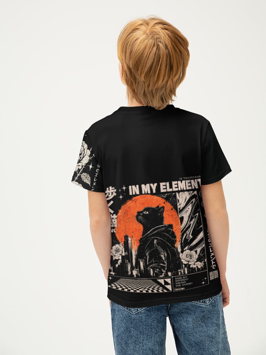 男の子 ベーシック コットンTシャツ