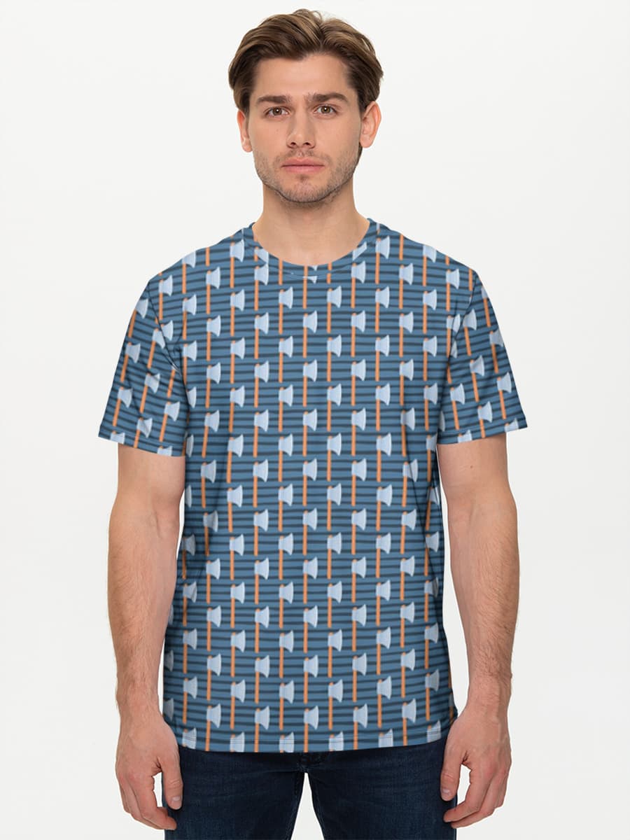 Camiseta básica de algodón para hombre