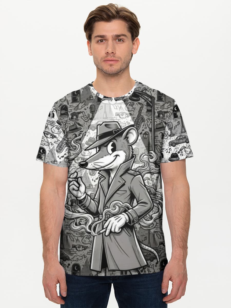 Men's basic cotton T-shirt