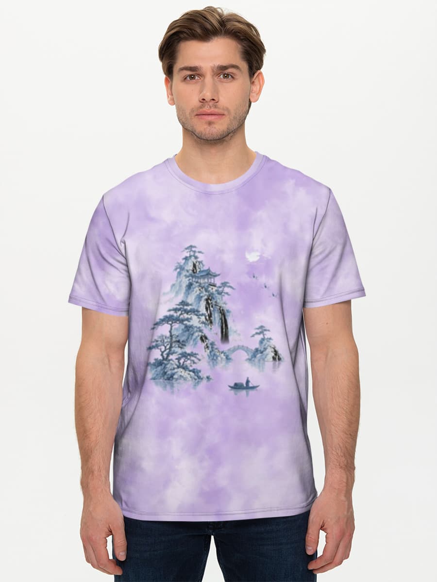 Men's basic cotton T-shirt