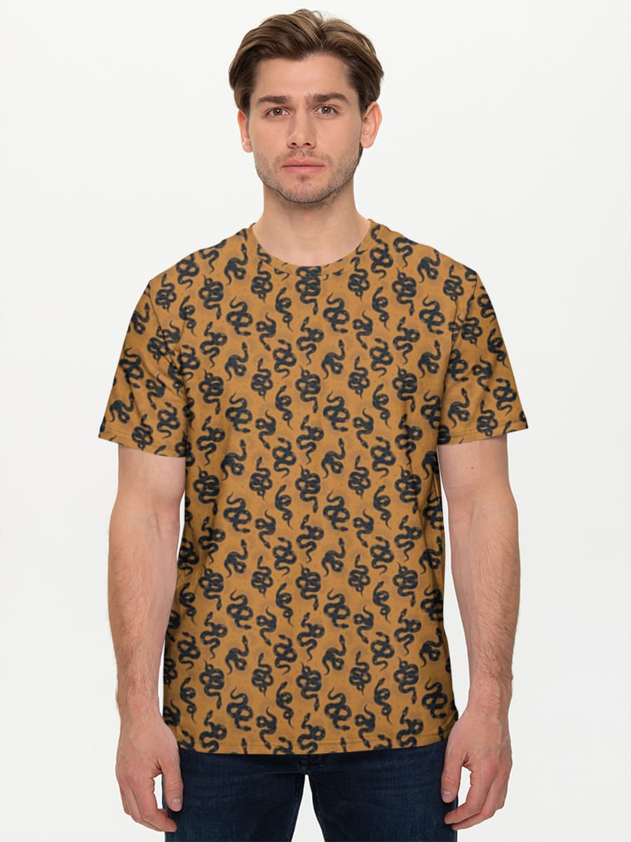 メンズ ベーシック コットンTシャツ