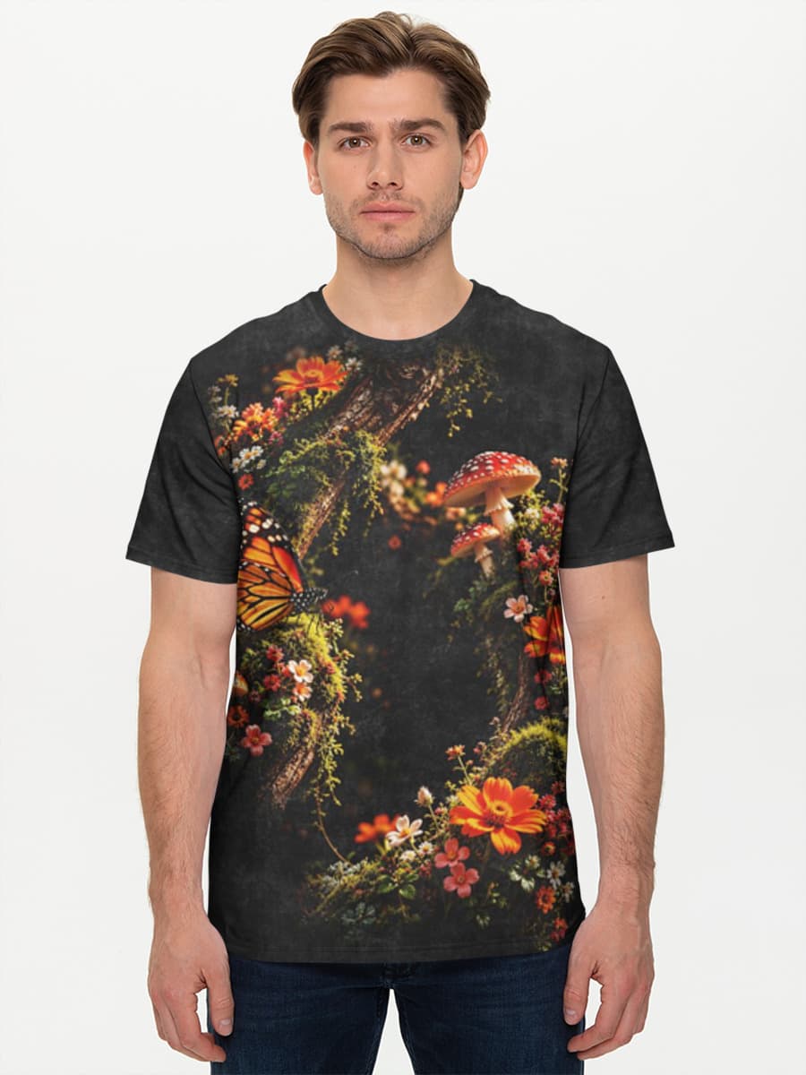 Men's basic cotton T-shirt