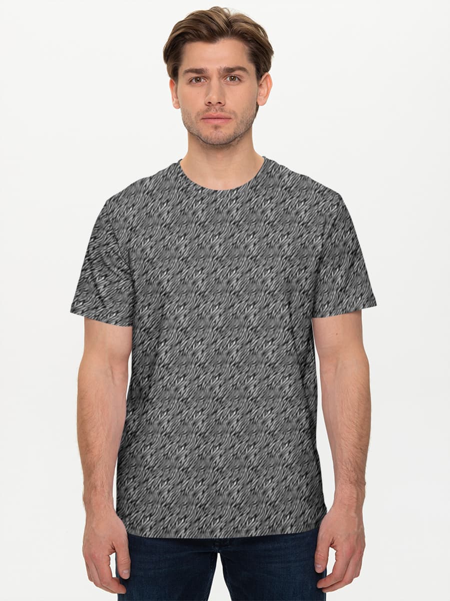 Camiseta básica de algodón para hombre