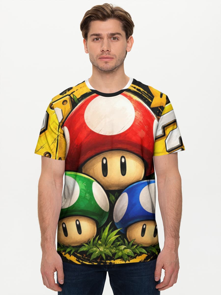 Men's basic cotton T-shirt