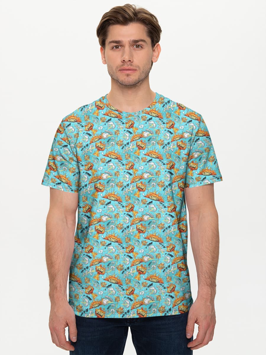 メンズ ベーシック コットンTシャツ
