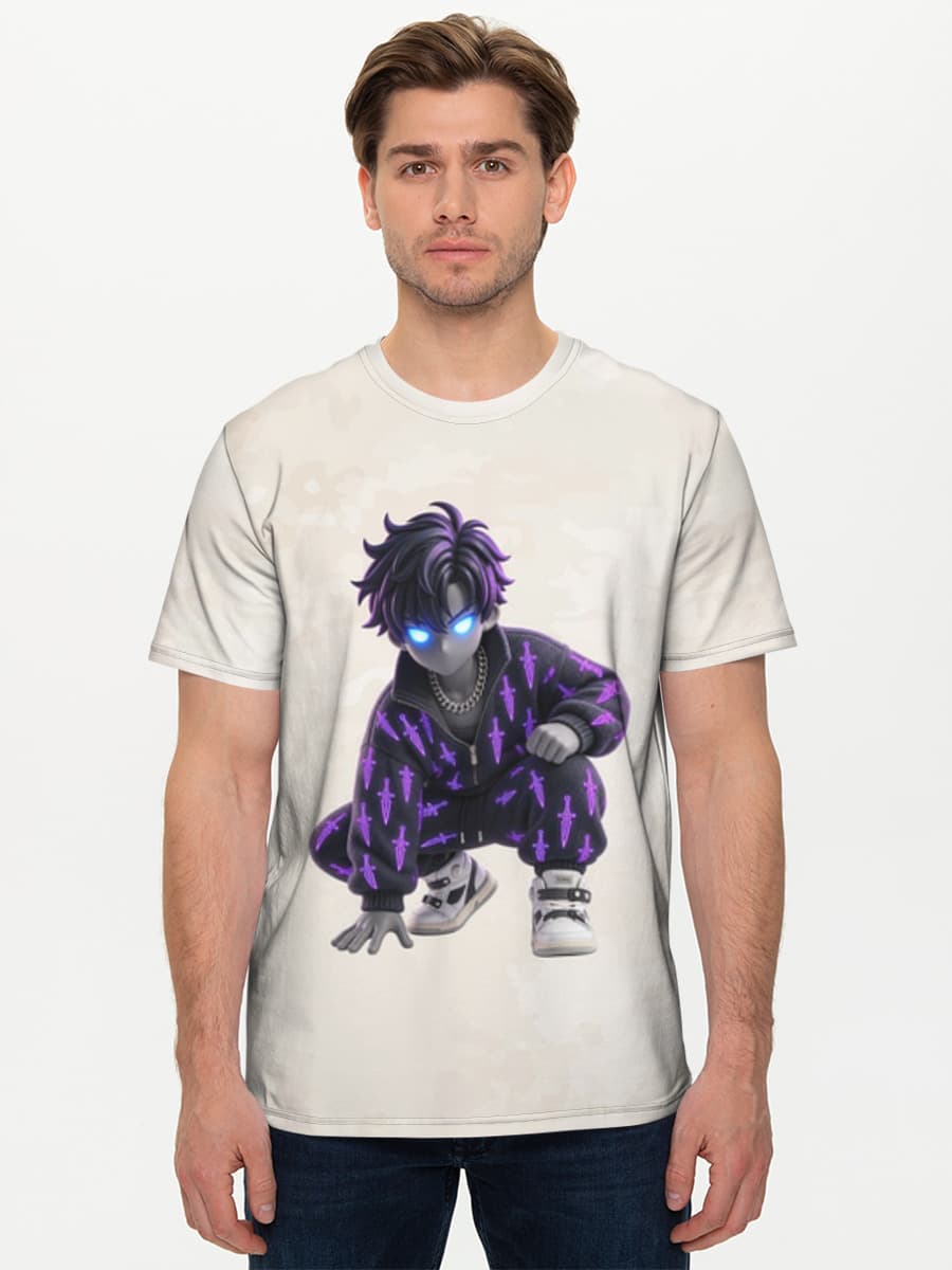 Men's basic cotton T-shirt
