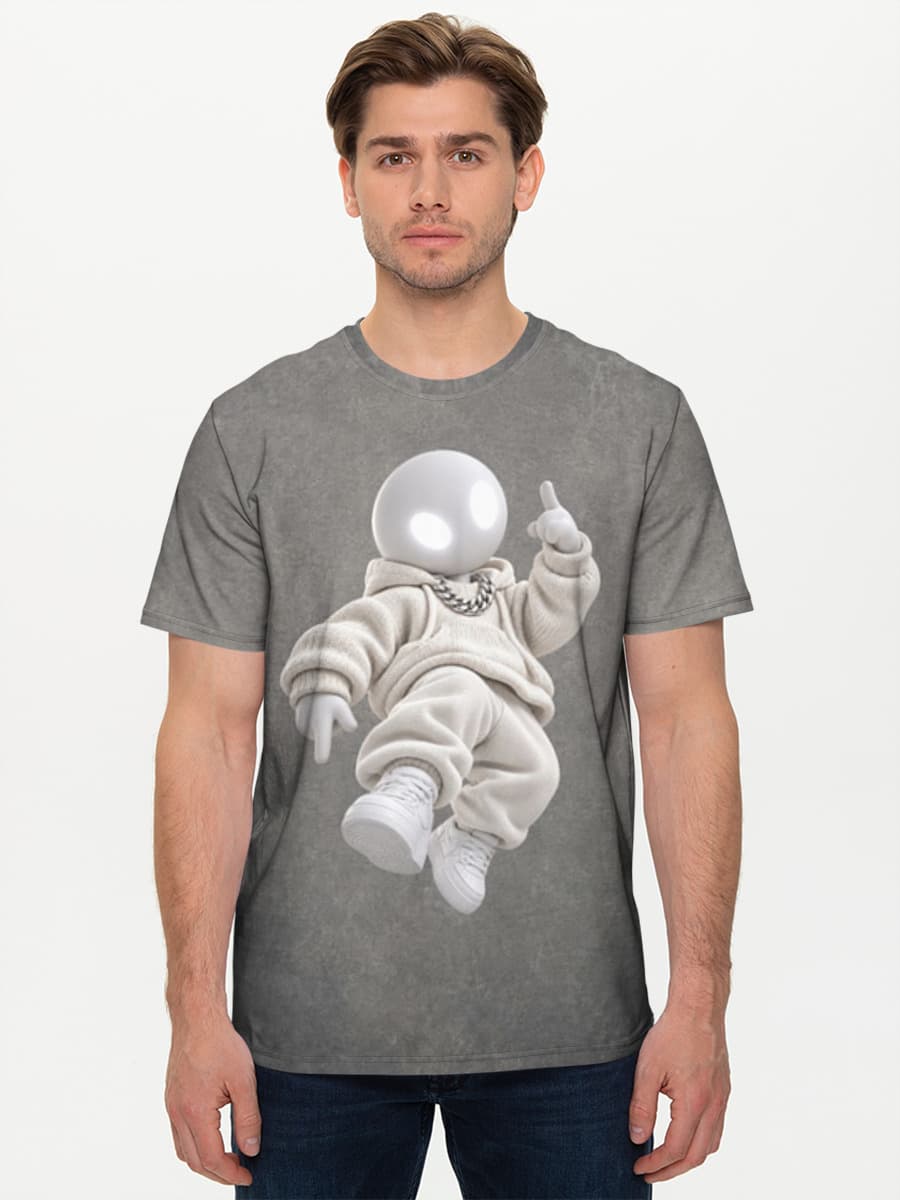Herren Basic Baumwoll T-Shirt