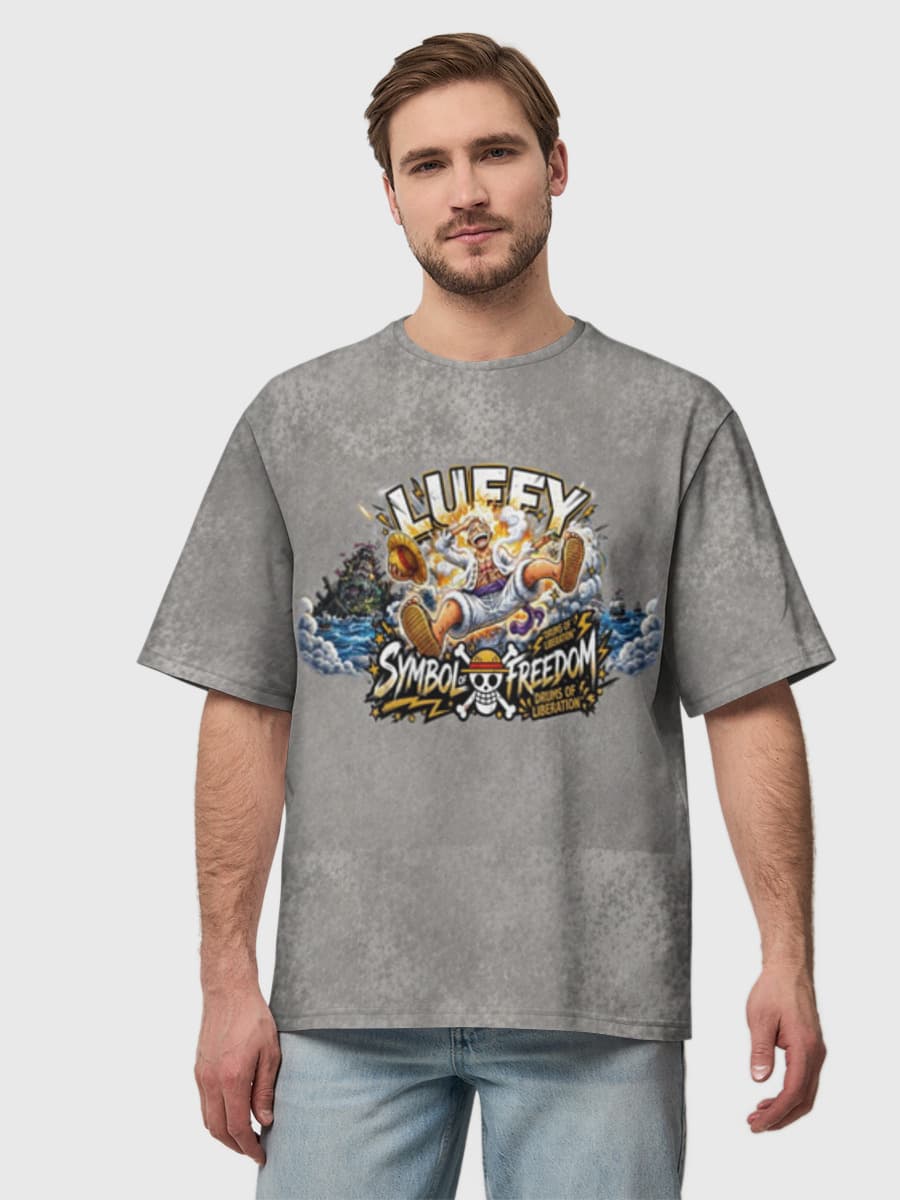 Men's oversized cotton T-shirt