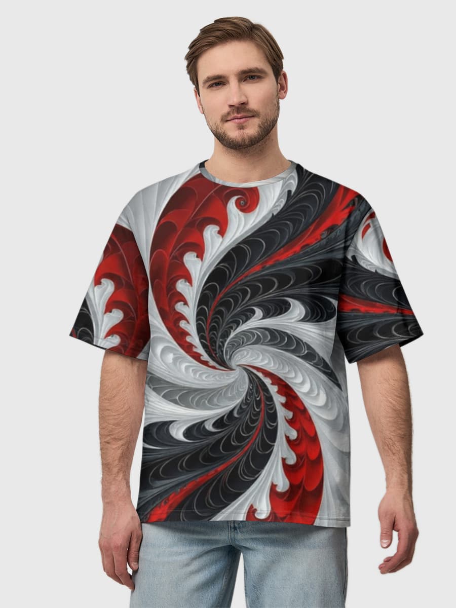 Men's oversized cotton T-shirt