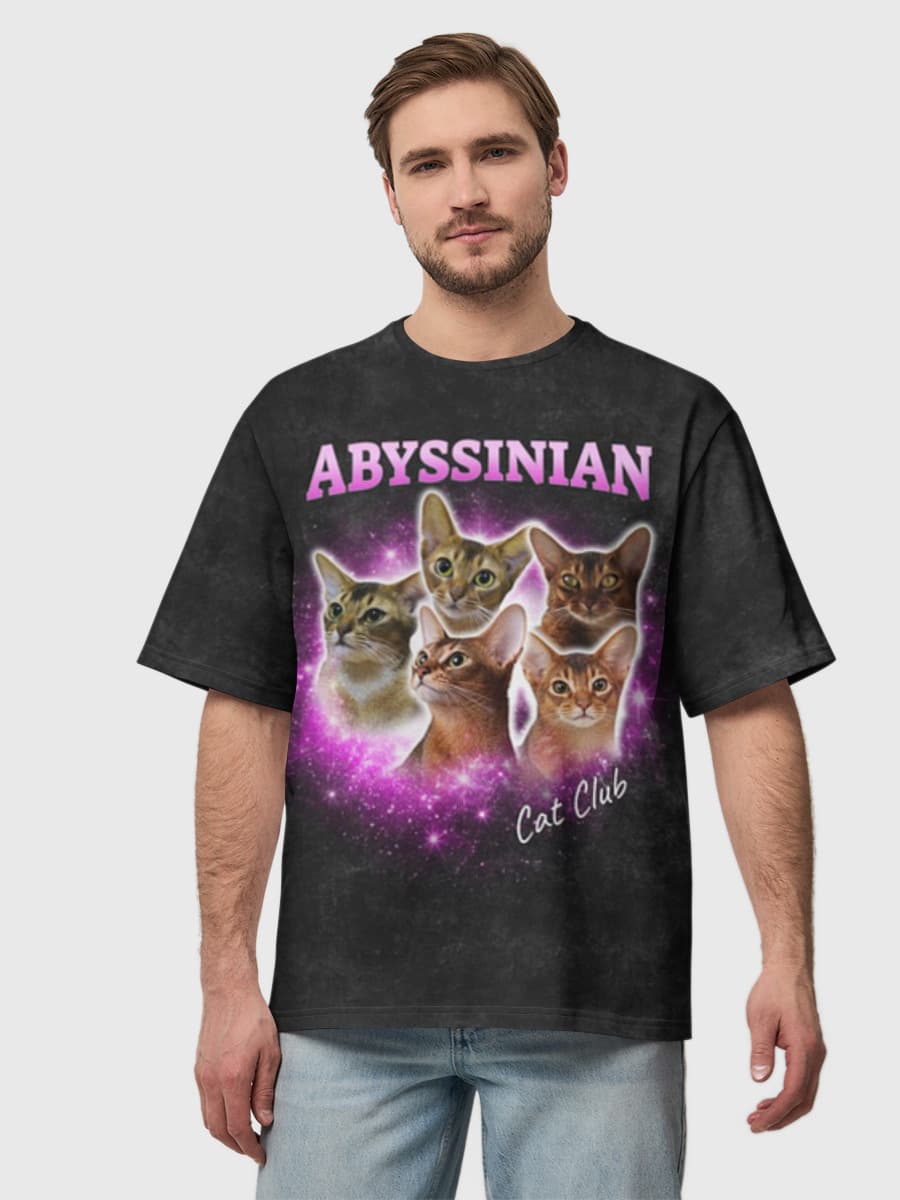 Men's oversized cotton T-shirt