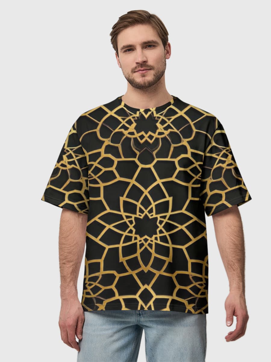 Men's oversized cotton T-shirt