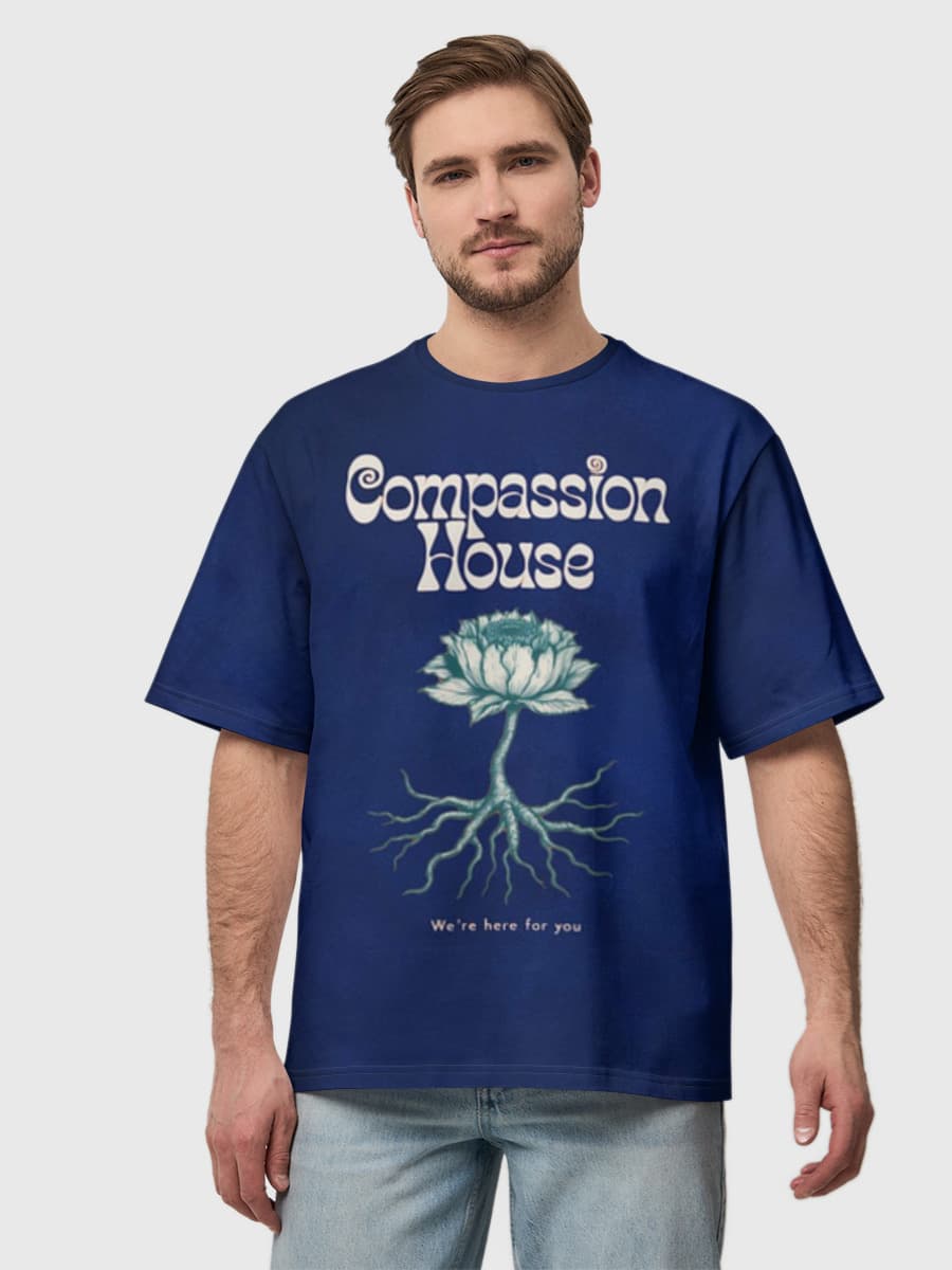 Herren Oversized Baumwoll T-Shirt