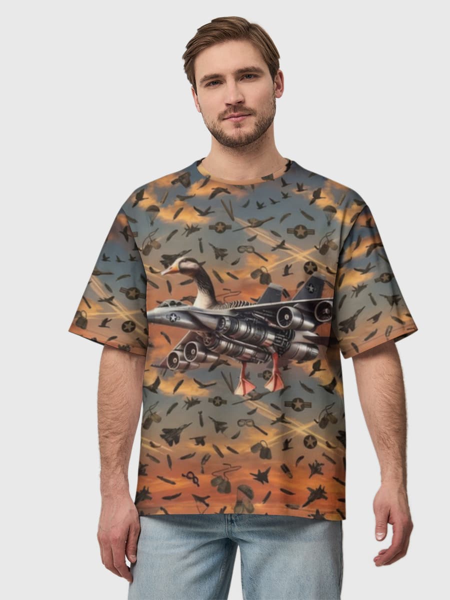 Men's oversized cotton T-shirt