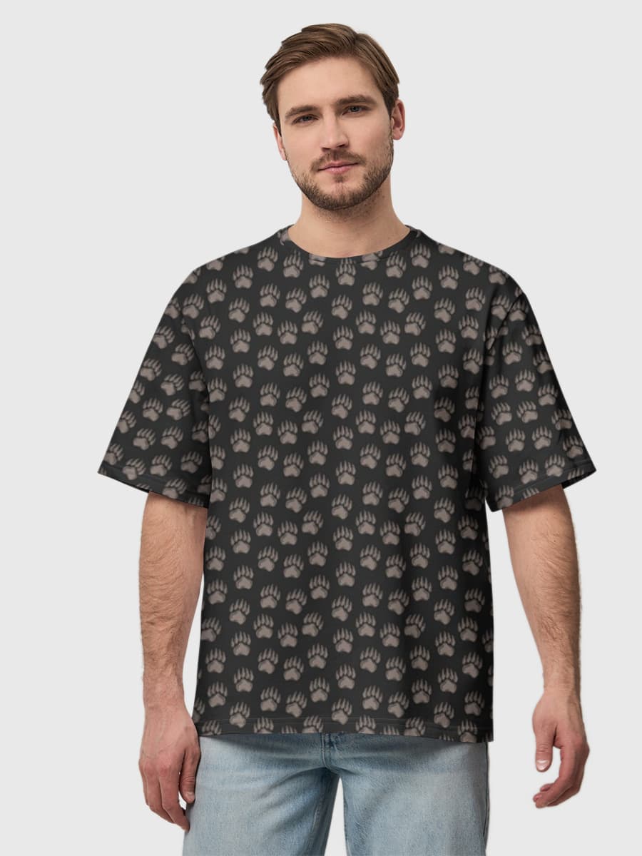Men's oversized cotton T-shirt