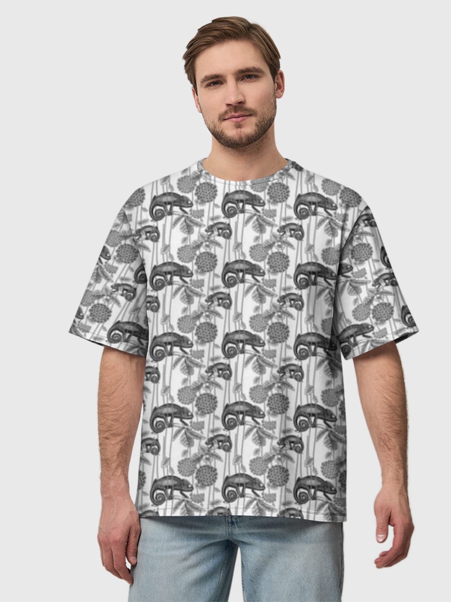 ヴィンテージレプタイル柄Tシャツ