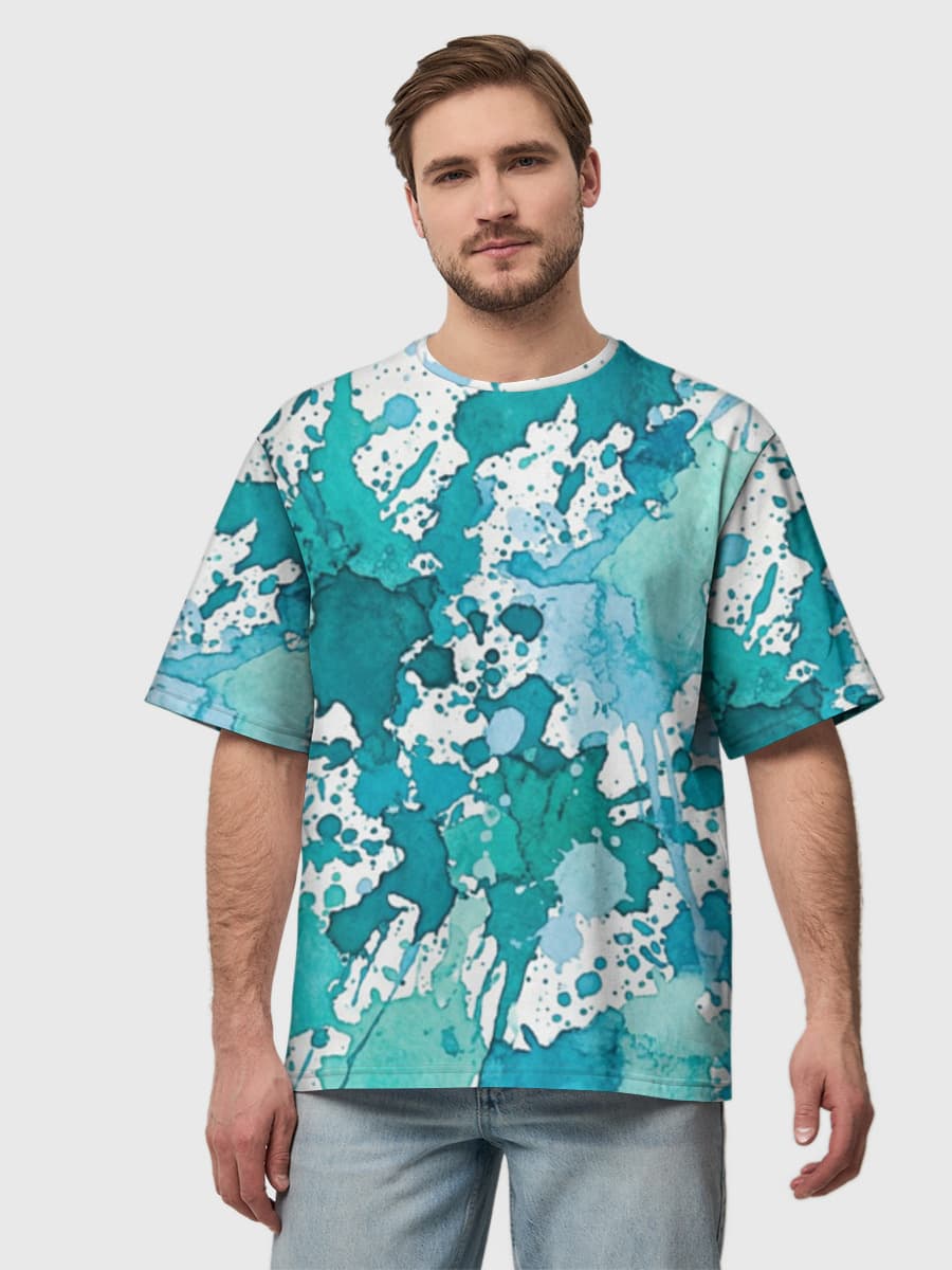 Men's oversized cotton T-shirt