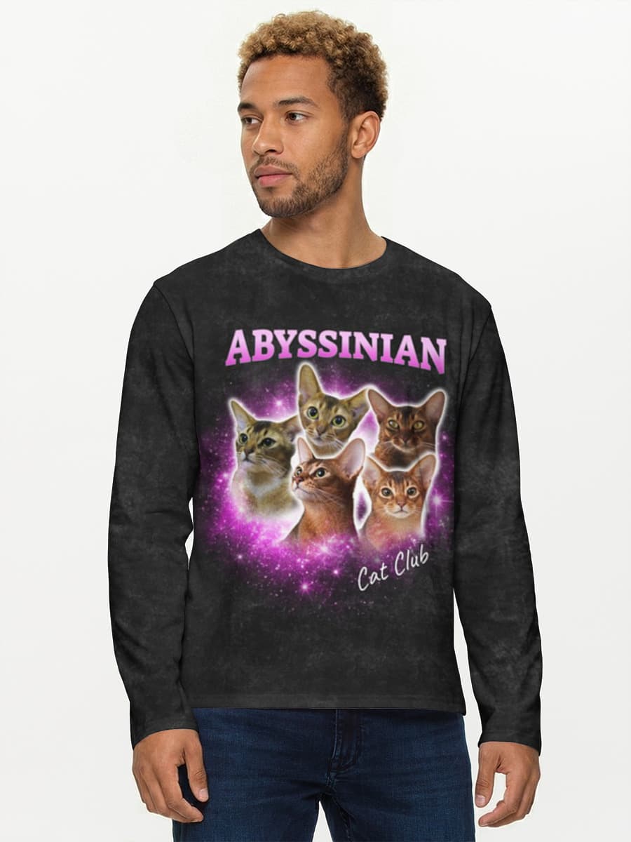 Men's cotton long sleeve shirt