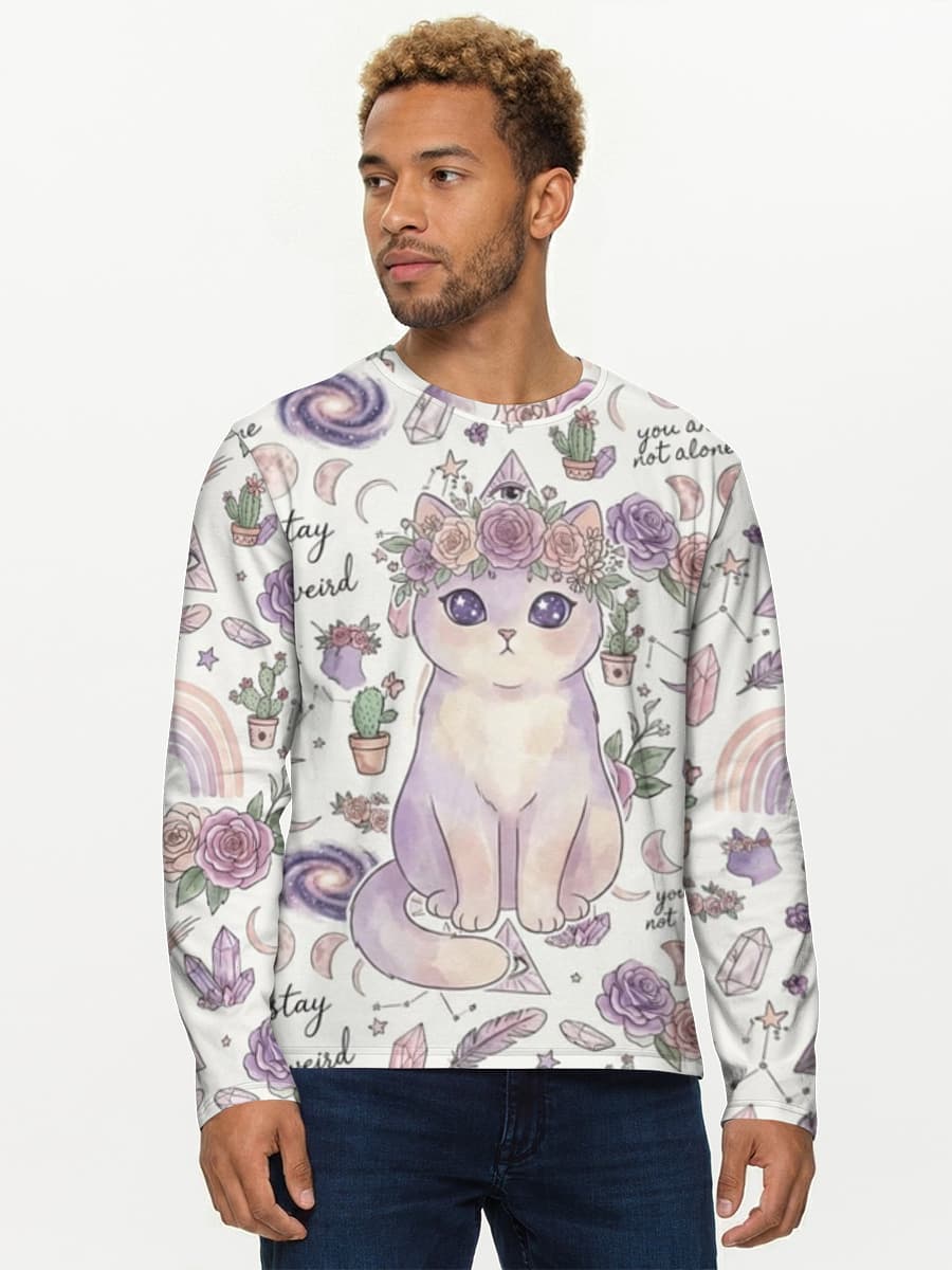 T-shirt Coton Manches Longues Homme