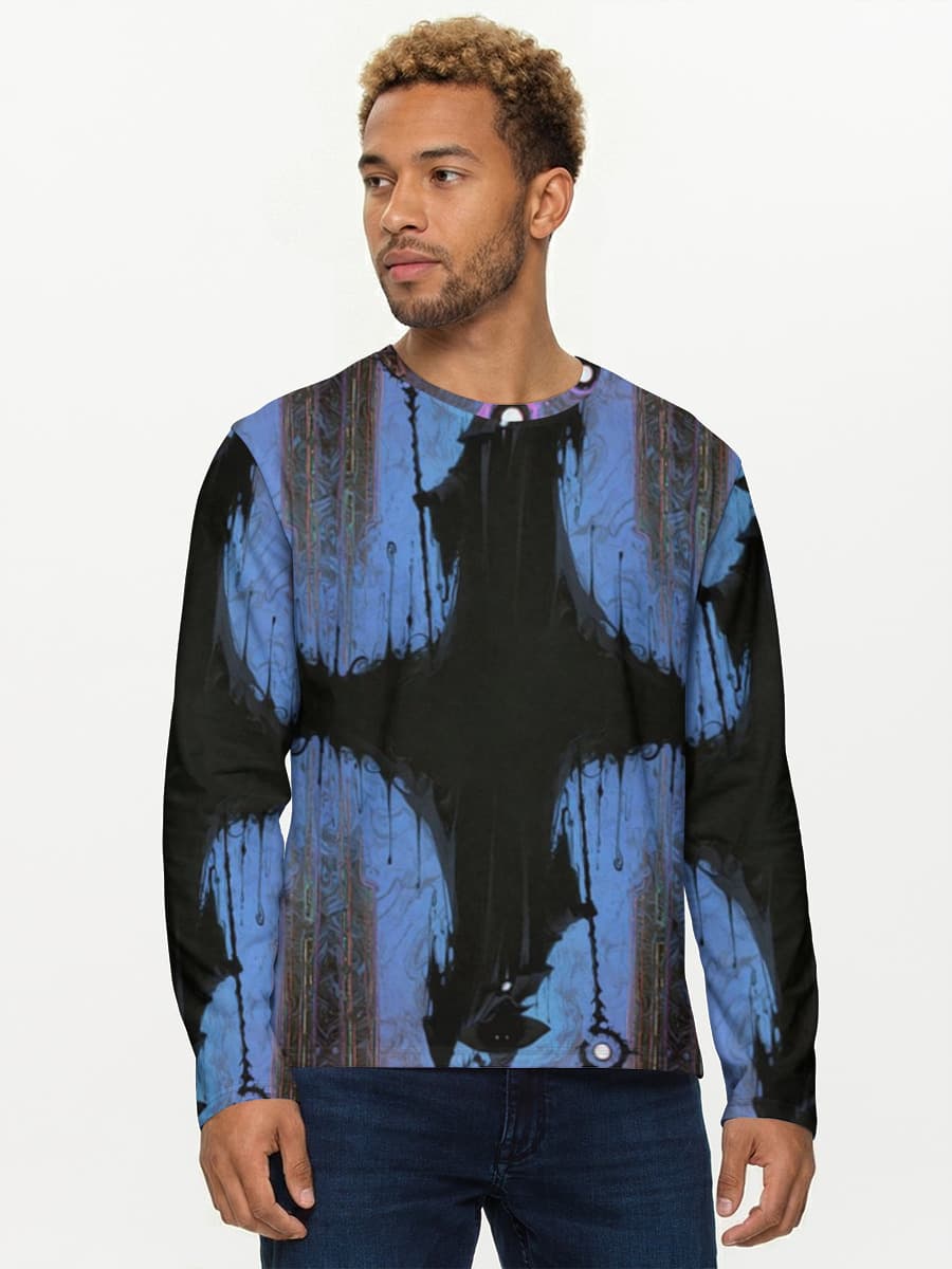 Men's cotton long sleeve shirt