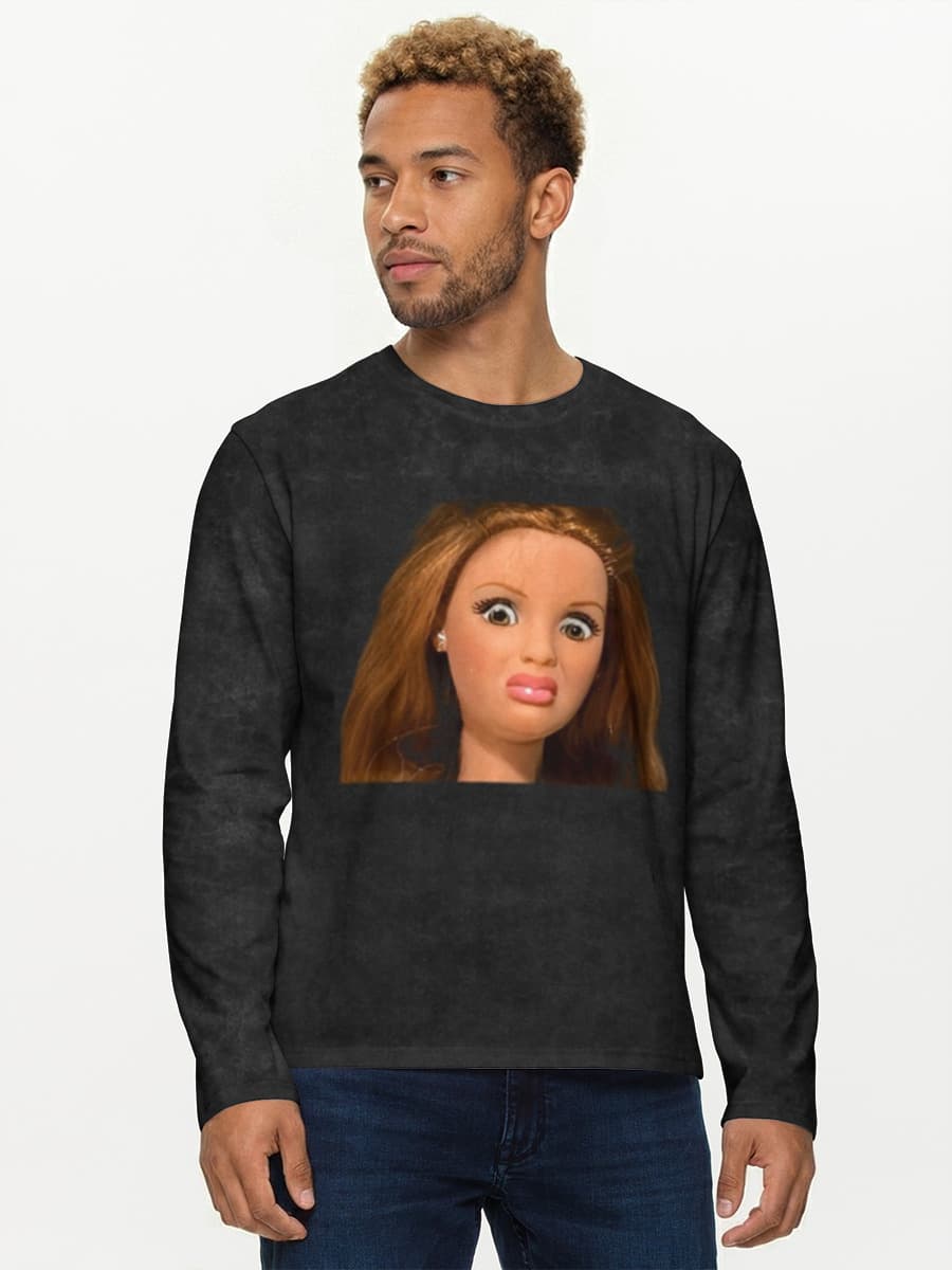 Men's cotton long sleeve shirt