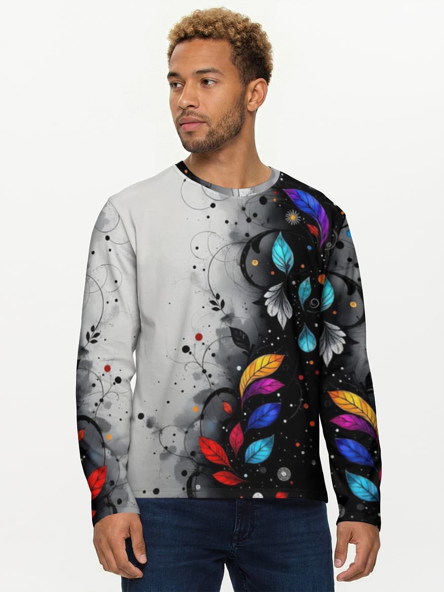 Men's cotton long sleeve shirt