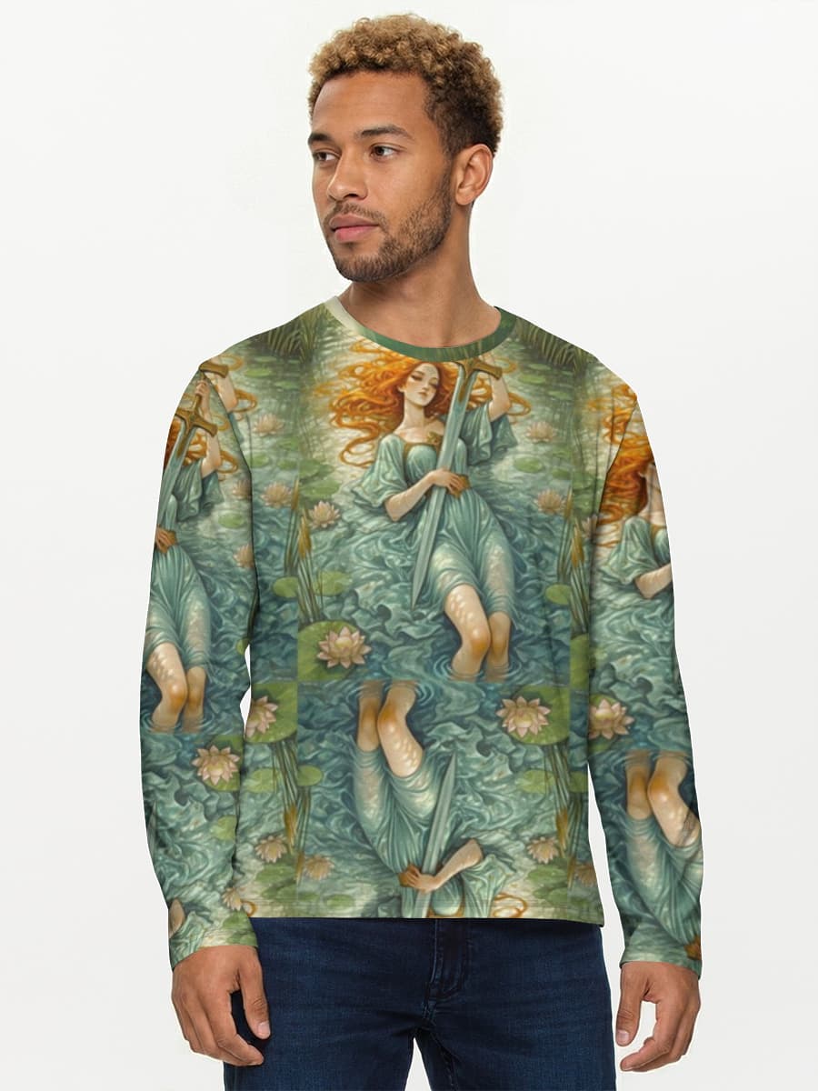Men's cotton long sleeve shirt