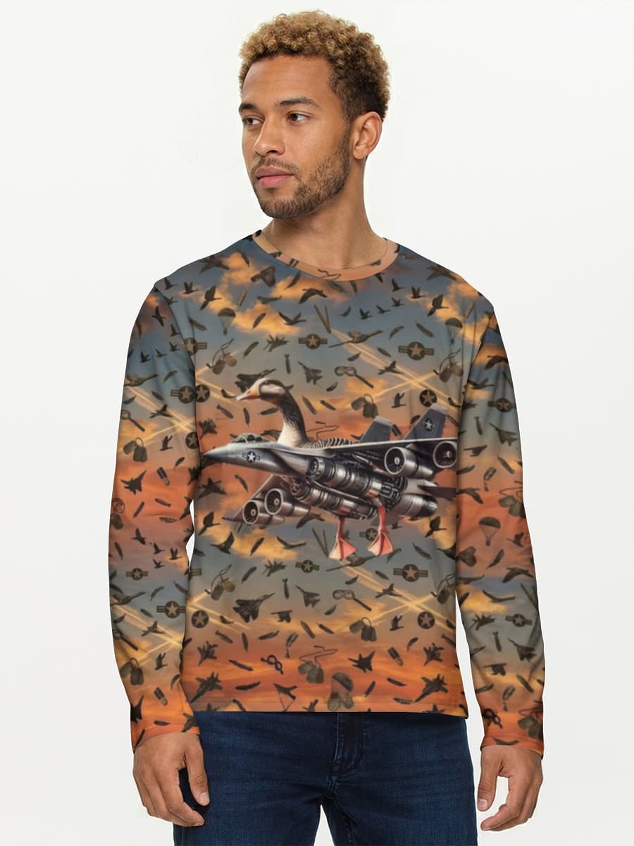 Men's cotton long sleeve shirt