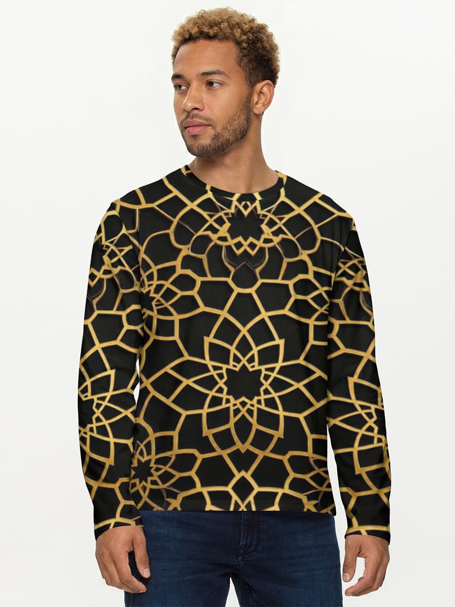 Men's cotton long sleeve shirt