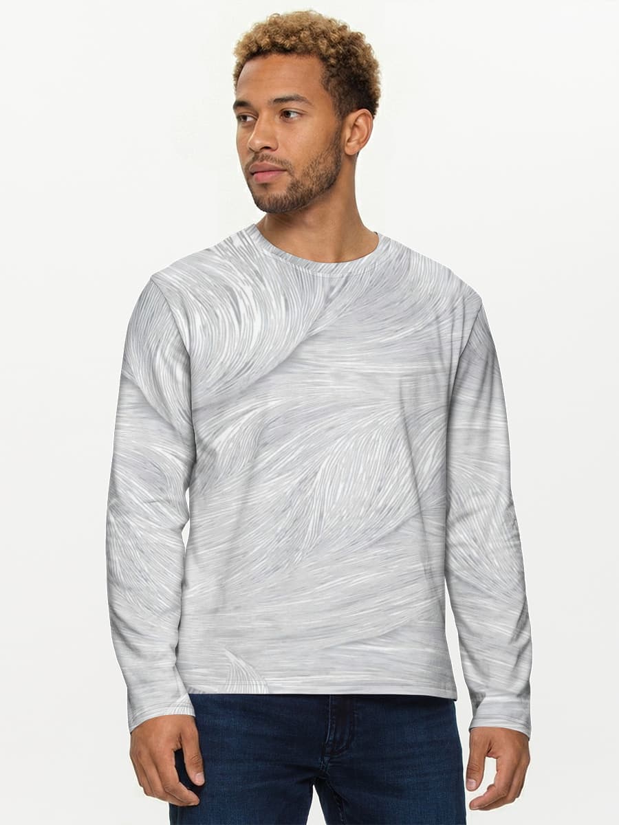 Men's cotton long sleeve shirt