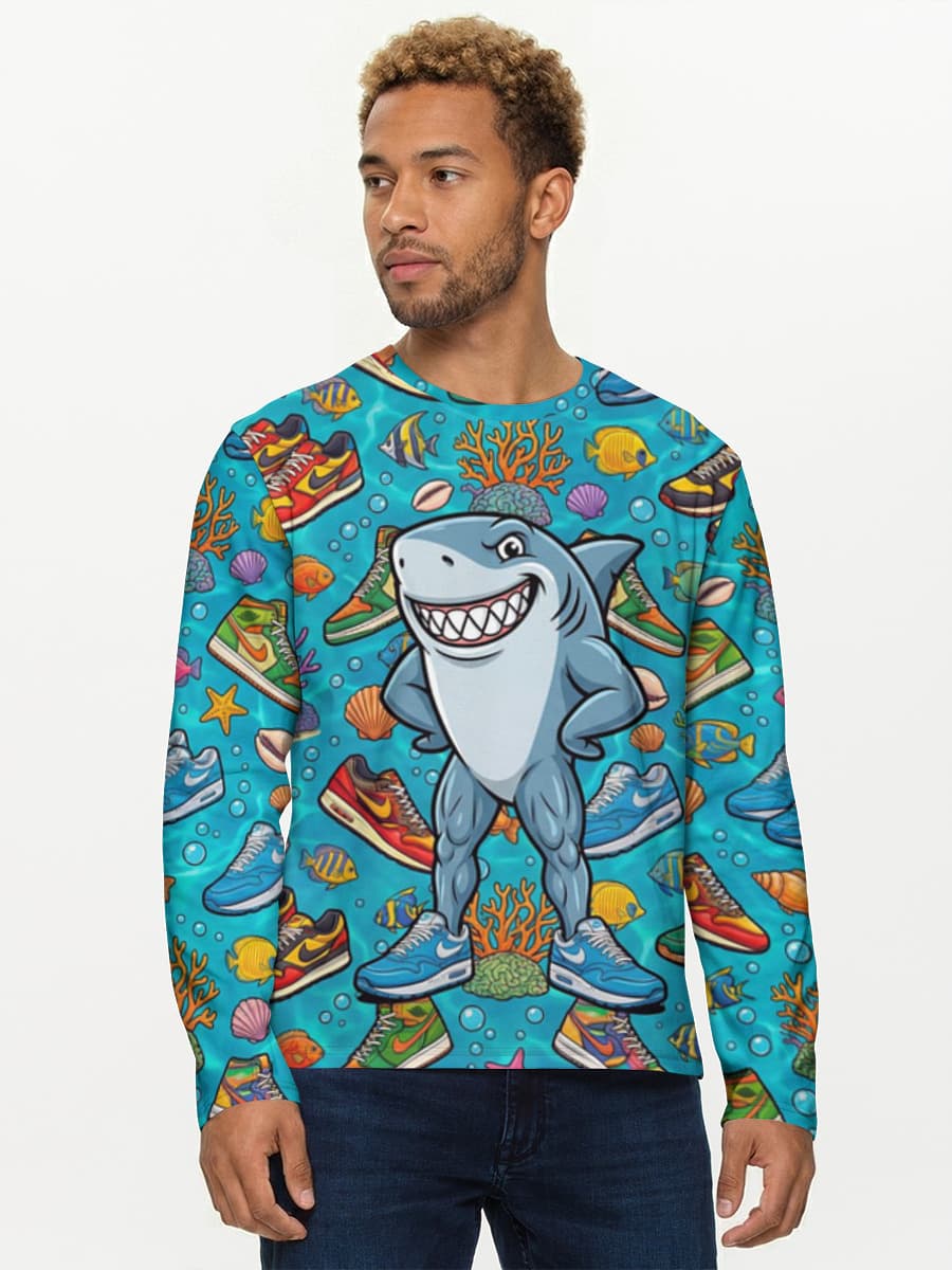 Men's cotton long sleeve shirt