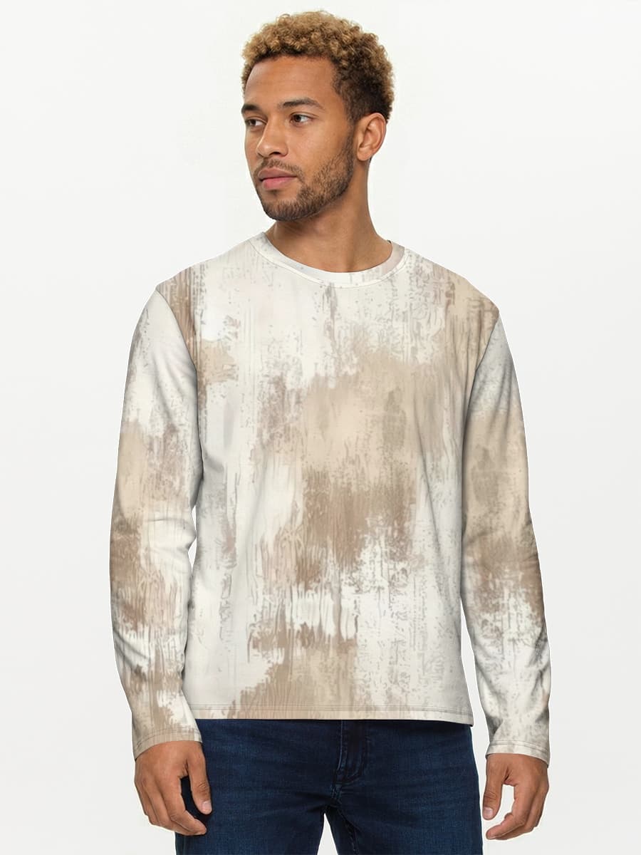 Men's cotton long sleeve shirt