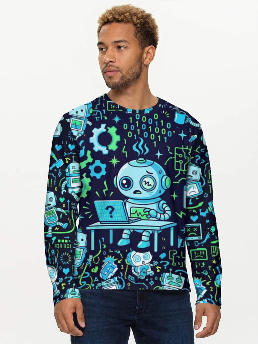 Men's cotton long sleeve shirt