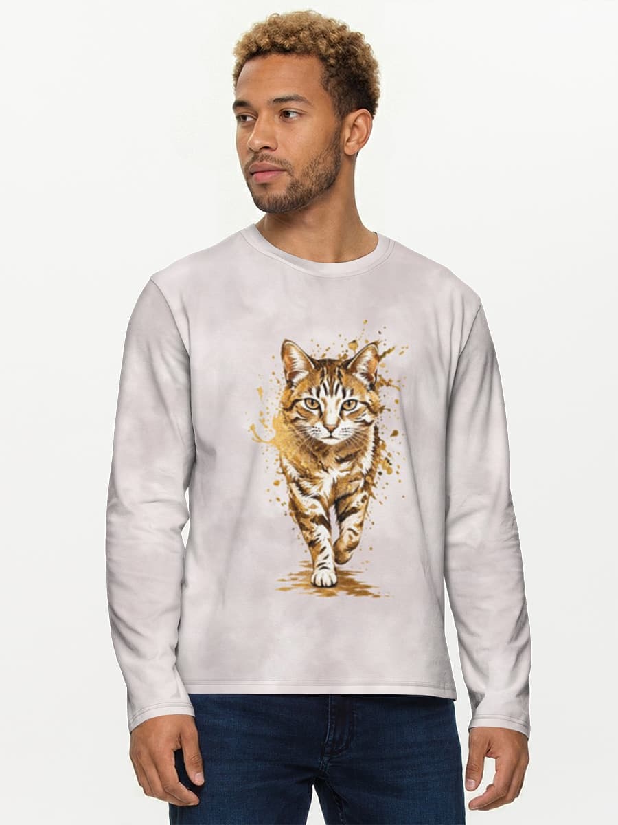 Men's cotton long sleeve shirt