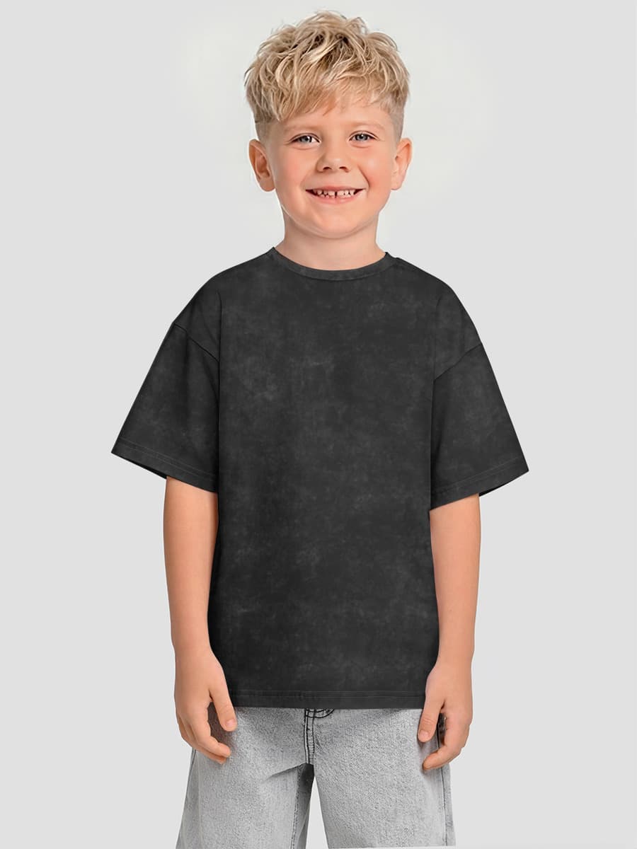 Bolalar oversized paxta futbolka