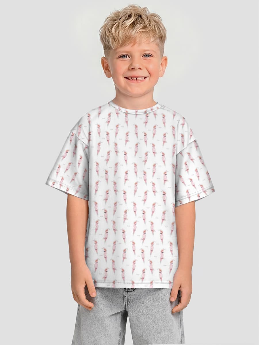 Camiseta Oversize de Algodón Niño