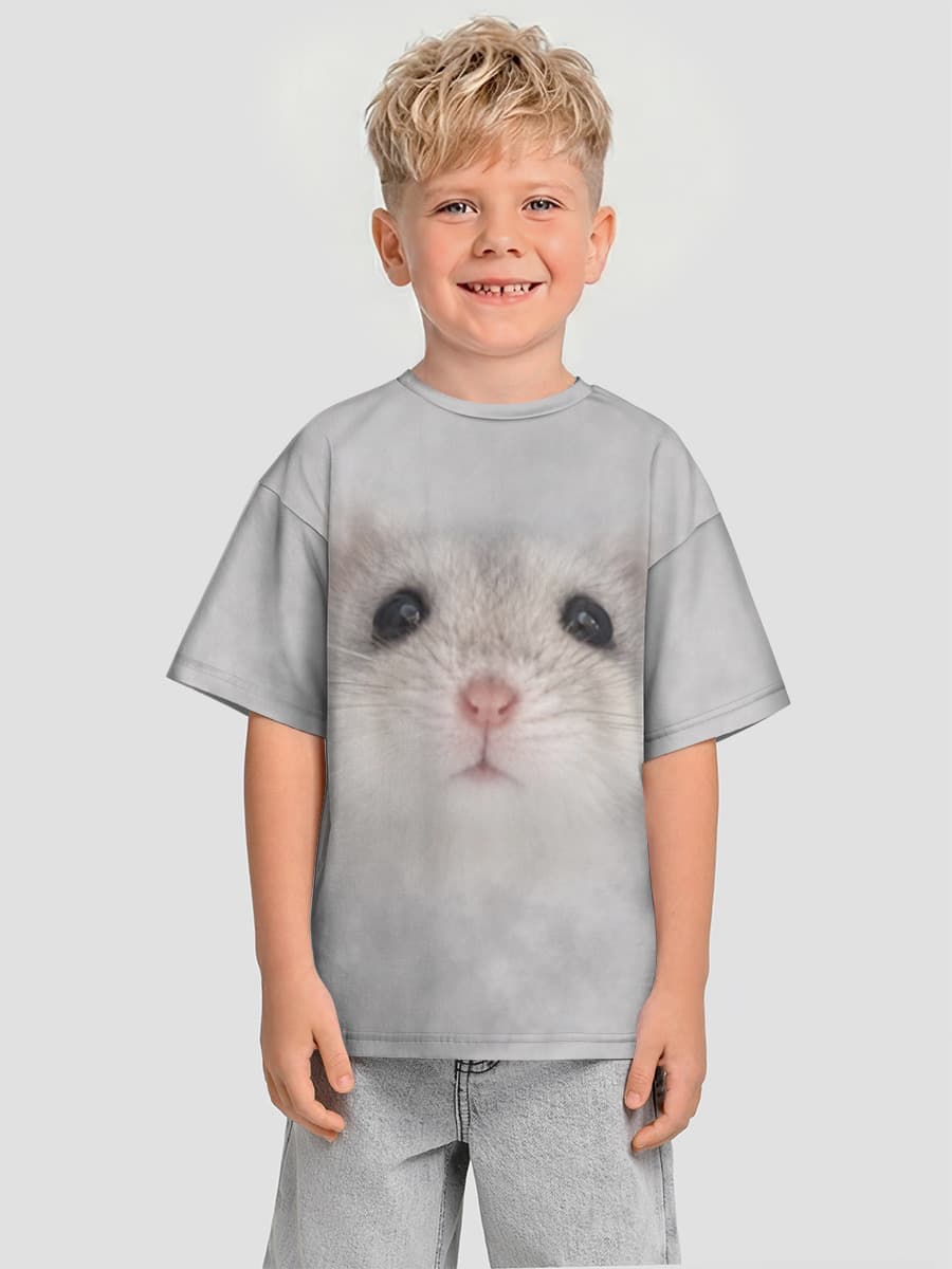 男の子 ビッグシルエット コットンTシャツ