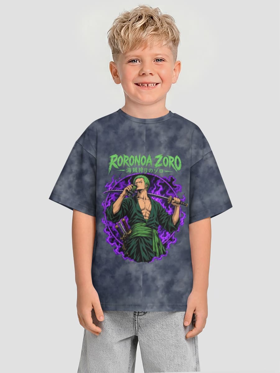 Oversized Baumwoll-T-Shirt Jungen
