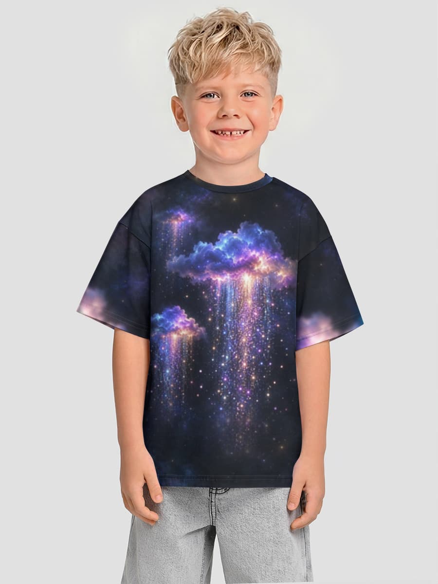 男の子 ビッグシルエット コットンTシャツ