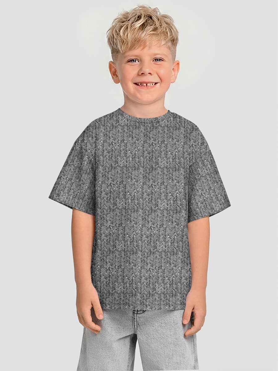 Camiseta Oversize de Algodón Niño
